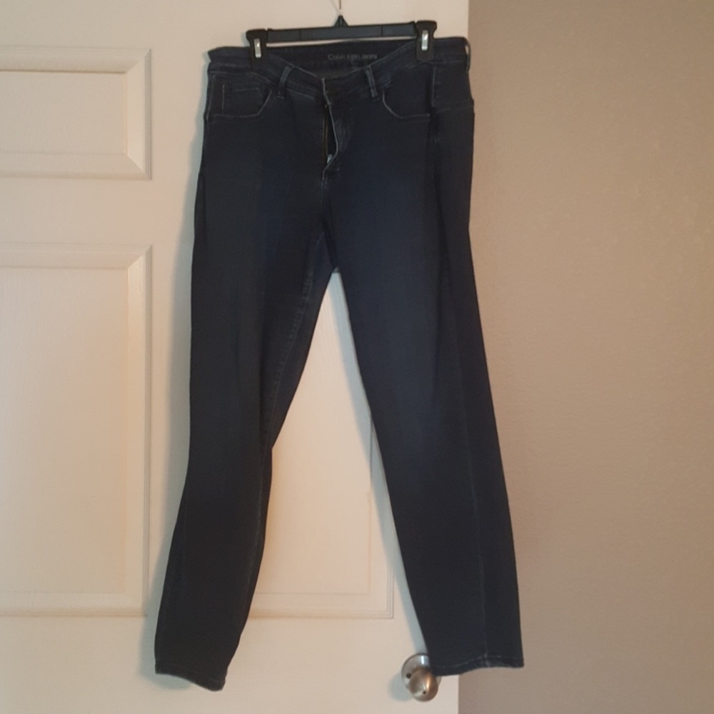 Calvin Klein Curvy Skinny Jeans W32 L32 dark blue